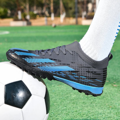 Novas chuteiras de futebol para homem, futsal e futebol indoor, botas desportivas para jogo e treino, criança, pitons TF para relva, proteção no tornozelo, bestseller, alta qualidade, leves
