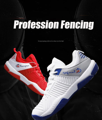 2025 New Professional Fencing Shoes for Men Women Small Size 31 32 Fencer Sport Lightweight Sneakers Comfortable Athletic Boots