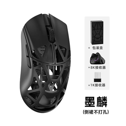 WLMOUSE Beast X Pro lätt trådlös e-sportgamingmus i magnesiumlegering 750IPS 8K PAW3950HS 30000DPI utan bakgrundsbelysning