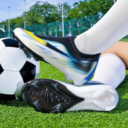 Chaussures de football pour hommes, chaussures de football pour femmes, chaussures de terrain synthétique pour l'extérieur