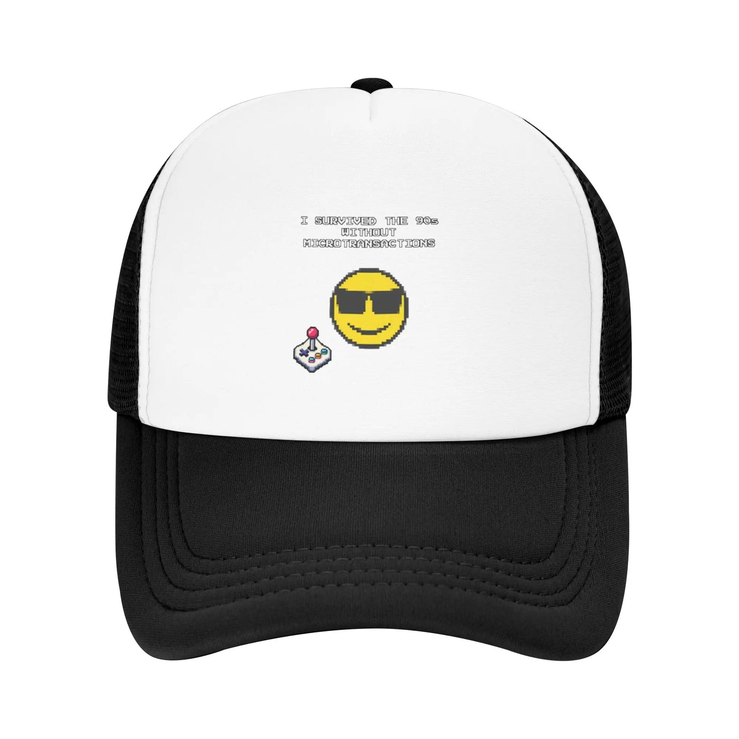 Fashion I Survived The 90s Without Microtransactions Funny Gaming Meme  Mesh baseball cap  Gorra Brand Cap