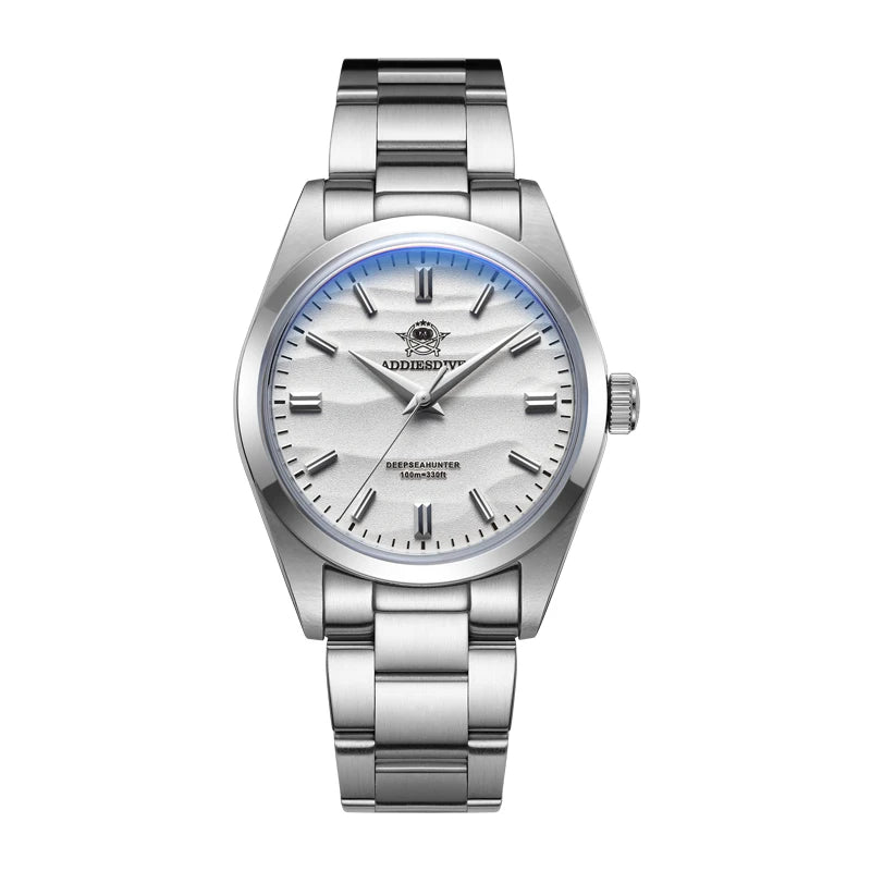ADDIESDIVE HOT AD2030 36mm Men's Watch No Logo Sports Bubble Mirror Pot Cover Glass 10Bar Quartz Wristwatches