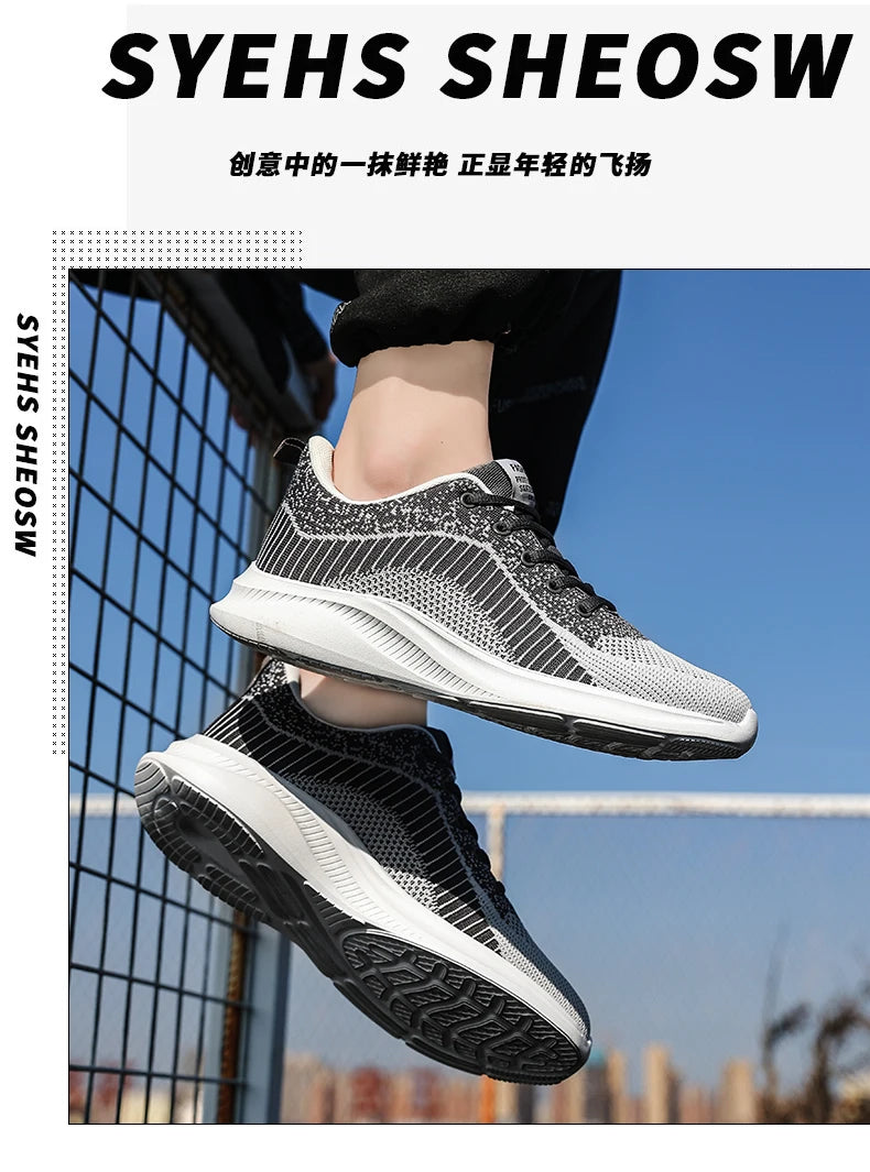 Leather Men's Sneakers Trendy Casual Italian Breathable Leisure Male Sneakers Non-Slip Footwear Men Vulcanized Shoes
