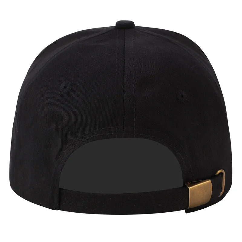 Customized logo printed men's baseball cap casual cap wheat ear men's solid color snap cap sports cap women's baseball cap