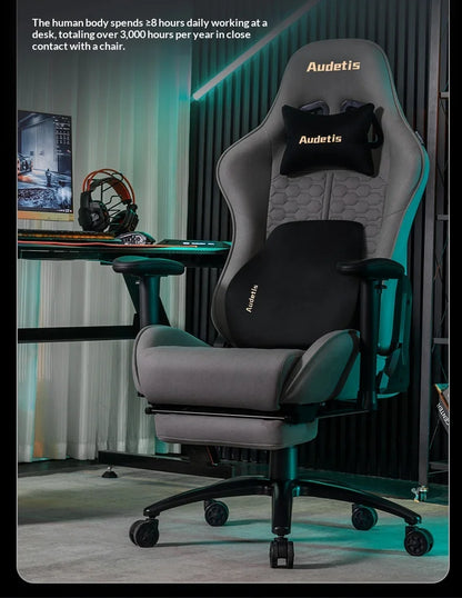 Office Ergonomic Gaming Chairs Desk Gamer Computer Comfortable Chairs Vanity Chair Technology Fabric Gaming Chairs Home Bedroom