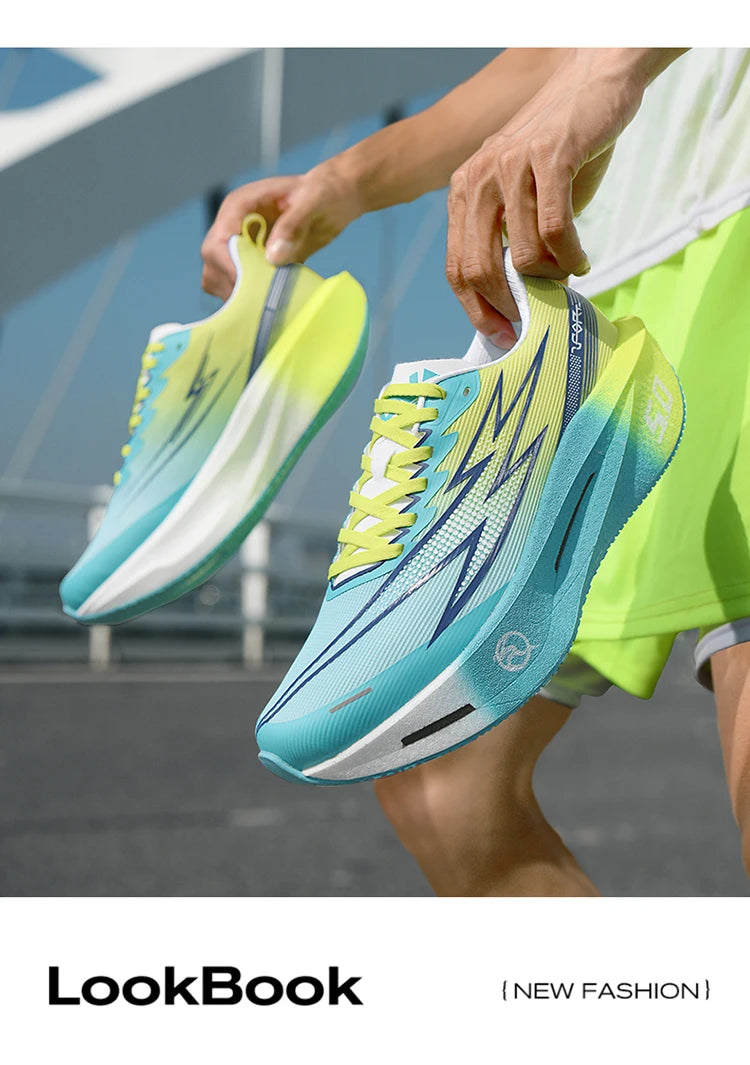 Scarpe da running 5.0 MIX con piastra in carbonio per uomo e donna, sneakers da gara per maratona, stabili, reattive, ammortizzanti e da allenamento