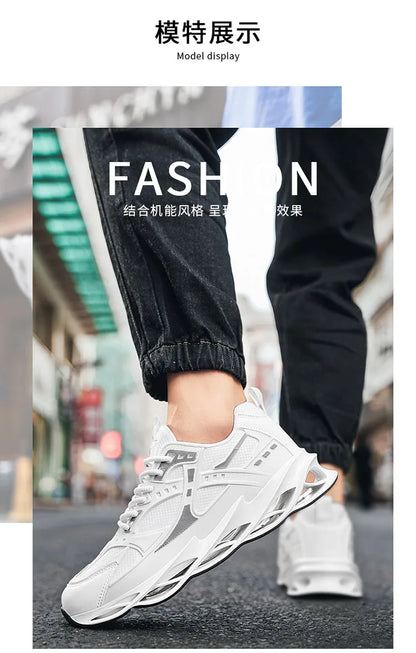 Ténis casuais para homem, ténis de luxo, ténis de corrida respiráveis, mocassins de moda para homem. Sapatos