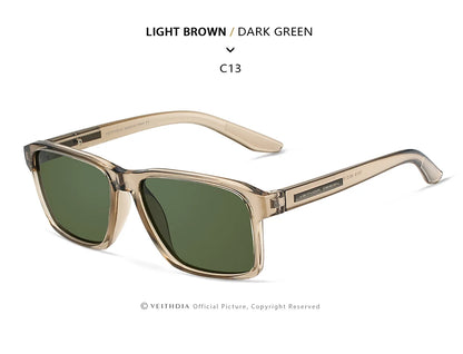 VEITHDIA Polarized UV400 Sunglasses Fashion Photochromic Gradient Mirror Lens Sports Driving Eyeglasses for Men And Women X7919