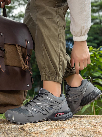 Men's Hiking Shoes Waterproof All-Terrain Outdoor Sneakers Non-Slip for Trekking Camping Tactical Training Outdoor Cycling