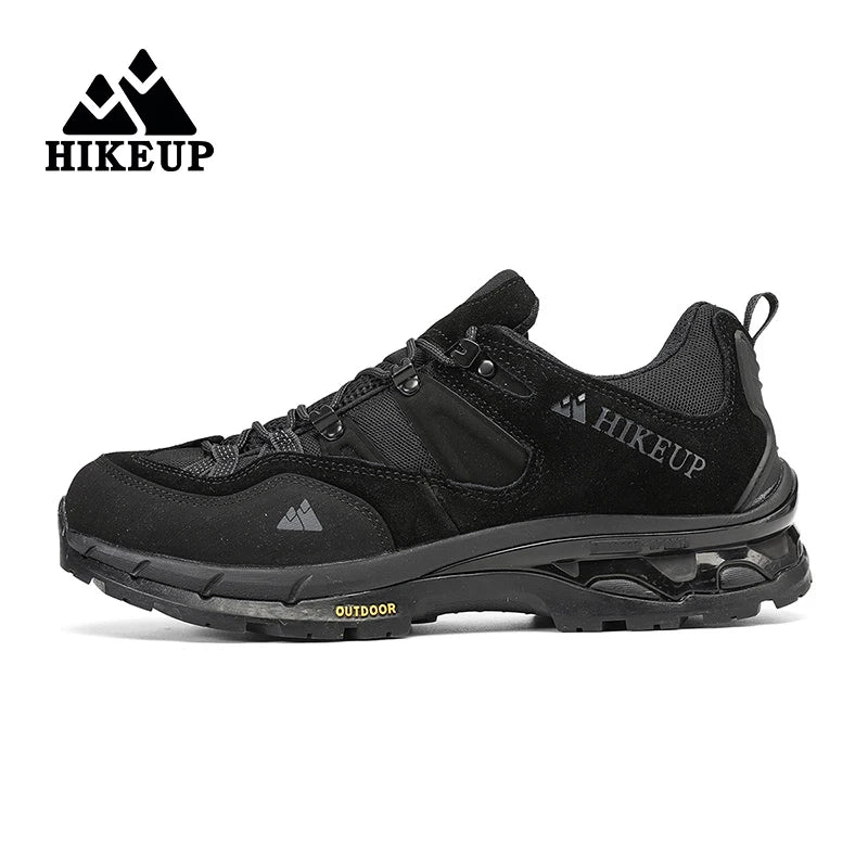 HIKEUP Non-Slip Wear-Resistant Outdoor Hiking Shoes, Breathable Splashproof Climbing Sneakers for Men, Trekking, Tourism, Mountain Shoes