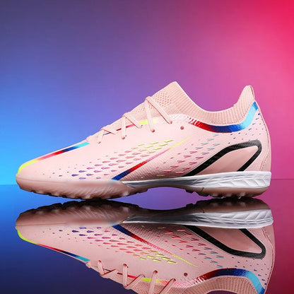 Nouveaux hommes chaussures de Football ultralégères TF/FG bottes de Football professionnelles unisexe antidérapant de haute qualité en gros livraison directe formation