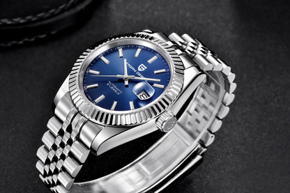 Relojes PAGANI DESIGN 2026 nuevos de lujo en oro y plata, relojes mecánicos para hombre, acero inoxidable, cristal de zafiro, reloj automático