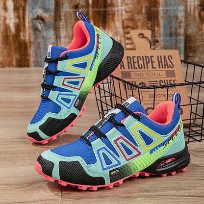 Unisex Outdoor Hiking Shoes Lace-Up Non-Slip Lightweight Men Tactical Training Sports Shoes Women Lockless Casual Cycling Shoes