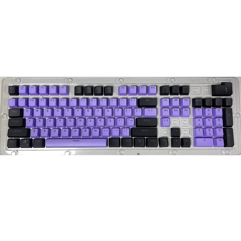 106 Keys Grey Red Keycaps PBT Specials Keycap Backlit Two-Color Key Caps For MX Switch 61/87/104 Mechanical Keyboard