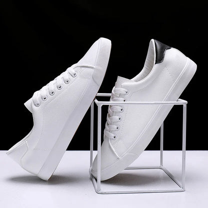 Baskets Souples Blanches Décontractées pour Homme, Chaussures de Marque à la Mode, Printemps et Été, N021