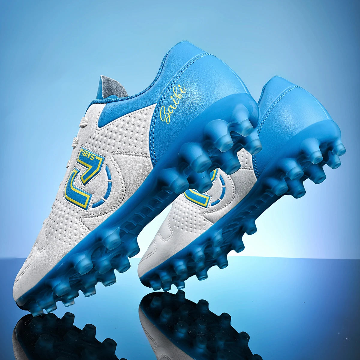 Professionelle, atmungsaktive Fußballschuhe FG mit langen Stollen – strapazierfähige und rutschfeste Sportschuhe, unverzichtbar für Fans