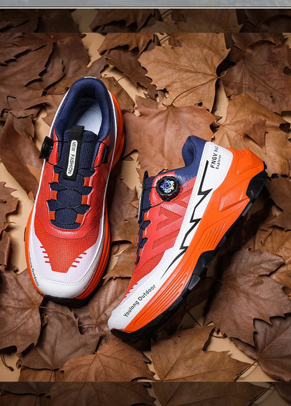 Sneakers da uomo casual outdoor antiscivolo e ammortizzanti, versatili scarpe da hiking off-road con suola morbida e confortevole per running