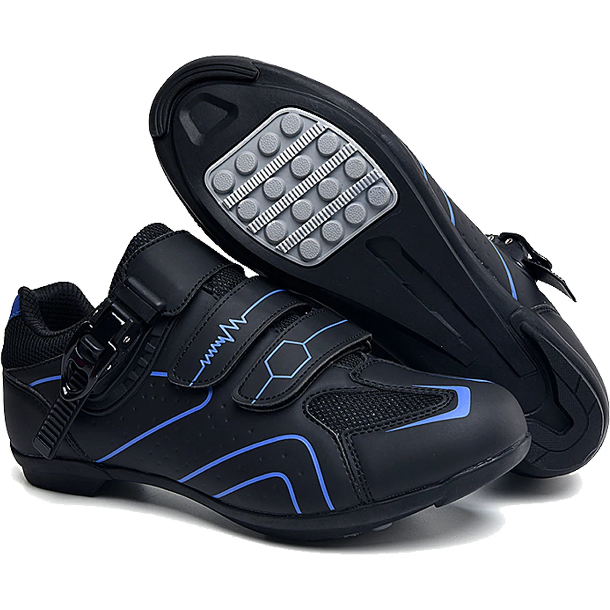 Neue Fahrrad-Sneaker für Herren mit Cleats – Speed-Fahrradschuhe für Damen, Fahrradschuhe mit Gummisohle