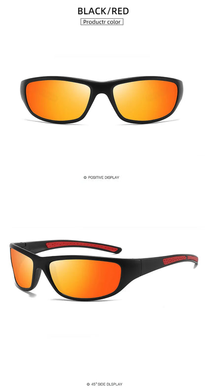 Brand Luxury Designer New Fashion Polarized Sunglasses For Men Outdoor Cycling Sun Glasses Driving Riding Sports Eyewear 6123
