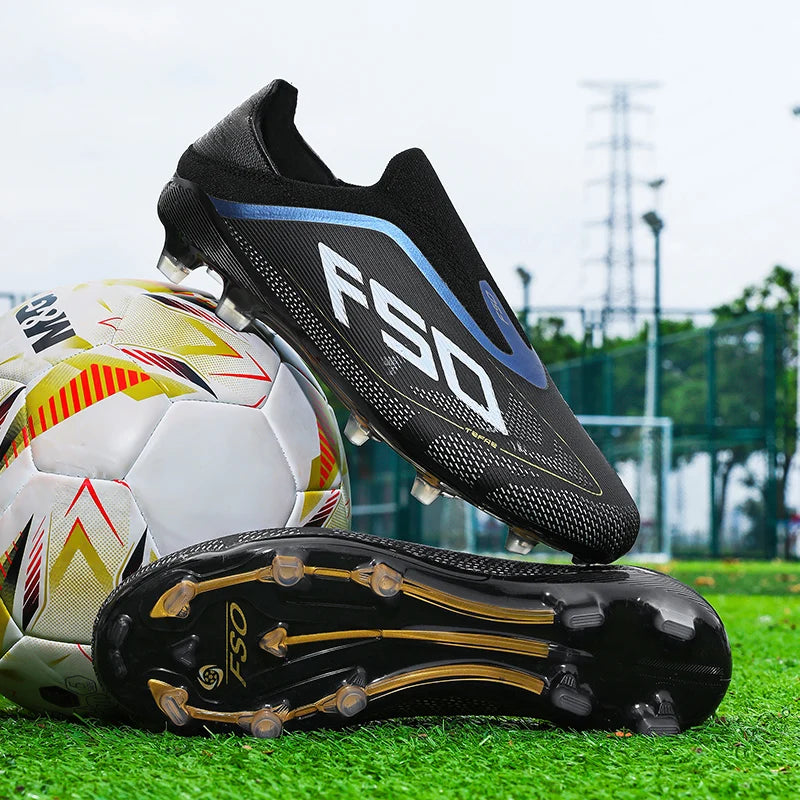 Neue Fußballschuhe für Herren, Bestseller-Rasenschuhe, hochwertige Outdoor-Fußballschuhe für Spiele, rutschfeste Jungen-Sneaker, High-Top, leicht