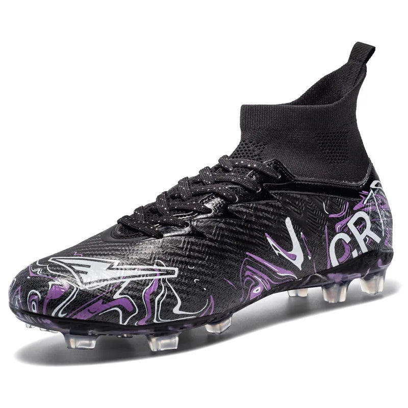 Chaussures de football TaoBo pour hommes – Crampons de haute qualité pour terrain synthétique, baskets de jeunesse, chaussures de terrain, chaussures de futsal pour hommes, baskets de terrain synthétique (Zapatillas de D