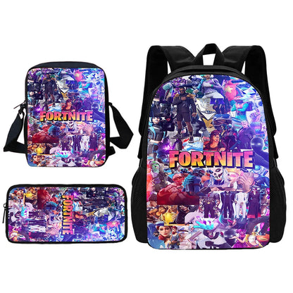 Child School Backpack With Shoulder Bag Pencil Bags School Bags for Hot Game Design-F-FortniteS Boys Girls Best Gift