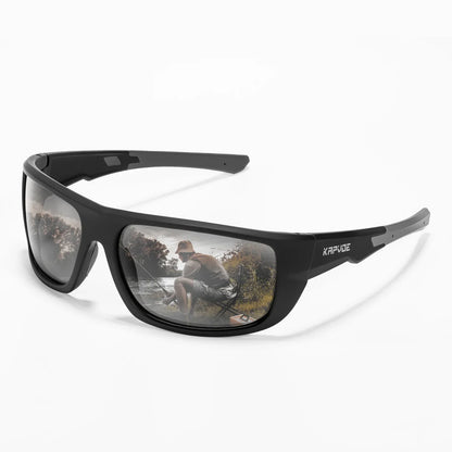 Kapvoe Polarized Sunglasses Men's Driving Shades Male Retro Sun Glasses Fashion Camping Hiking Fishing Classic UV400 Eyewear