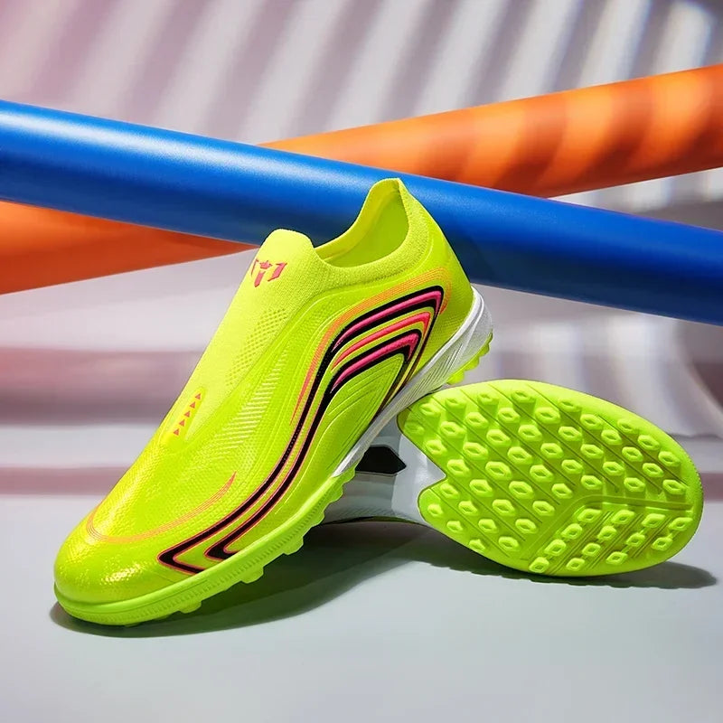 Nouvelles chaussures de football pour hommes, baskets de futsal très populaires, chaussures de football pour matchs sur gazon, entraînement, chaussures de football de haute qualité, crampons antidérapants, pour intérieur