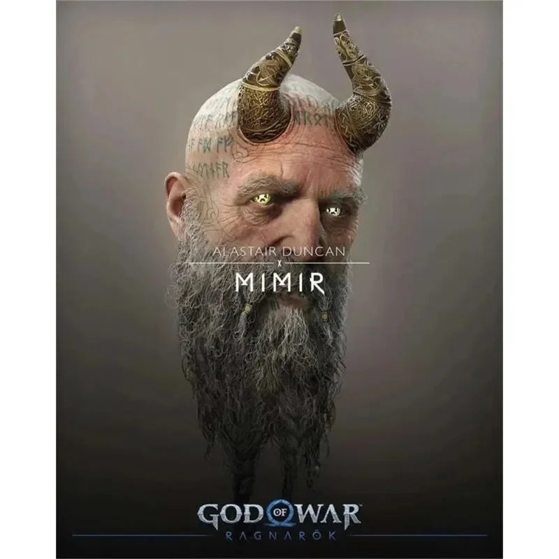 Canvas Painting Posters and Prints Wall Art Anime Pop Game God of War Ragnarok Poster Aesthetics Kratos Gaming
