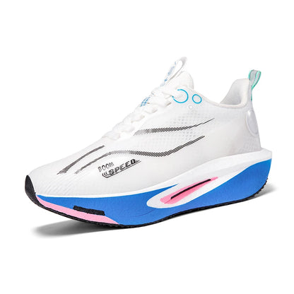 2025 Men's And Women's Carbon Board Running Shoes Professional Marathon, Lightweight Rebound Cushioning Breathable Sports Shoes