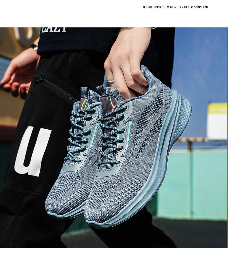 Leather Men's Sneakers Trendy Casual Italian Breathable Leisure Male Sneakers Non-Slip Footwear Men Vulcanized Shoes