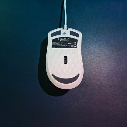 Escolha popular HXSJ A869 rato gaming com fio ótico ergonómico RGB em ABS, ajuste de resolução em 4 níveis para portátil e PC