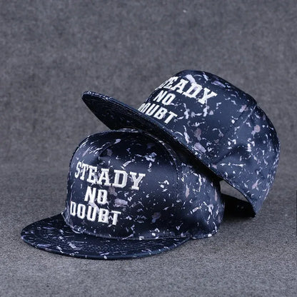 Herren-Baseballkappe mit Buchstabenstickerei, „Tide“, universell kombinierbar, flache Krempe; Damen-Sommer-Hip-Hop-Kappe, Outdoor-Sonnenkappe, verstellbare Schirmkappe