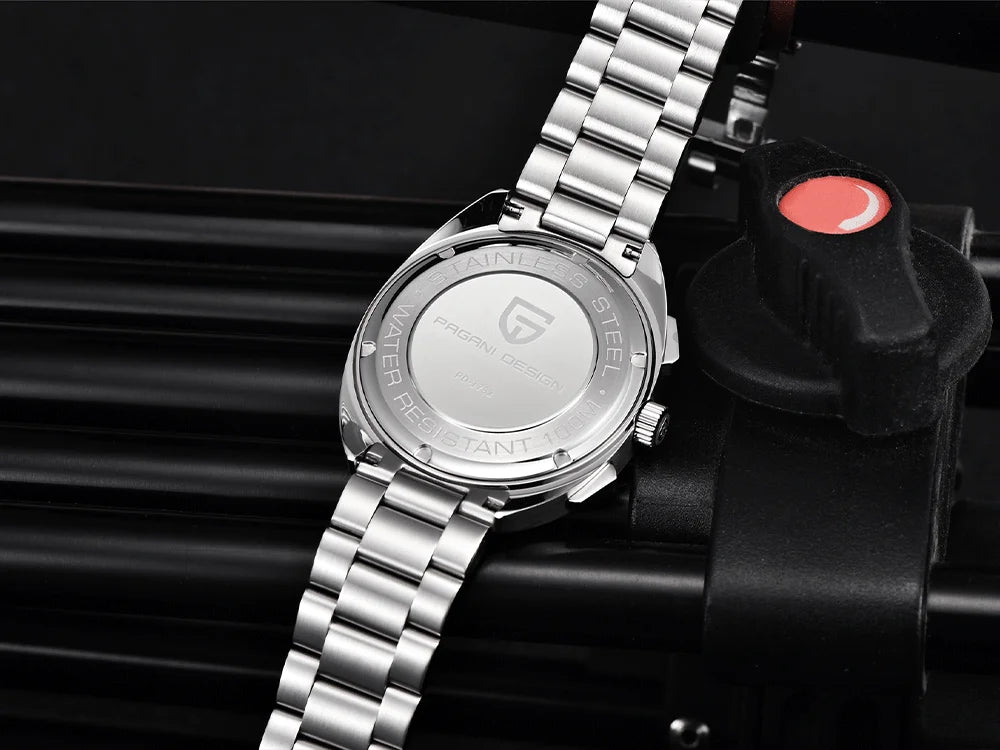Pagani Design 2026 Fashion Men's Quartz Watch Top Brand Luxury Sapphire VK63 Men's Chronograph All-Steel Diving Relógios Masculino