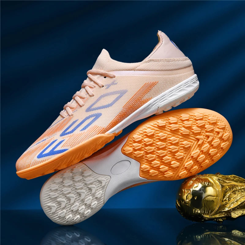 Men Soccer Shoes Professional Football Boots Cleats Ultralight Breathable Non-Slip Grass Training Athletic Match Sports Sneakers