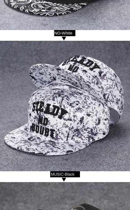 Herren-Baseballkappe mit Buchstabenstickerei, „Tide“, universell kombinierbar, flache Krempe; Damen-Sommer-Hip-Hop-Kappe, Outdoor-Sonnenkappe, verstellbare Schirmkappe