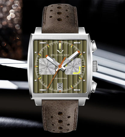 Specht&Sohne 2025 New Men's Watches Quartz Sport Watch Stainless Steel Leather Strap Japan Miyota VK63 Chronograph