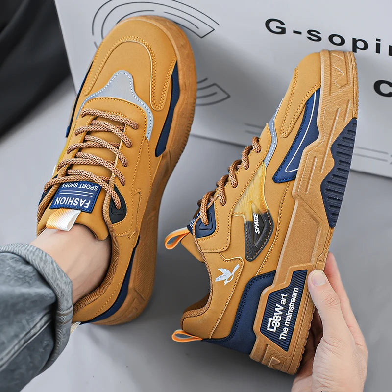 Men's Skate Shoes, Casual Sports Shoes, Men's Street Fashion Casual Shoes, Light, Comfortable, Versatile and Suitable for All Seasons