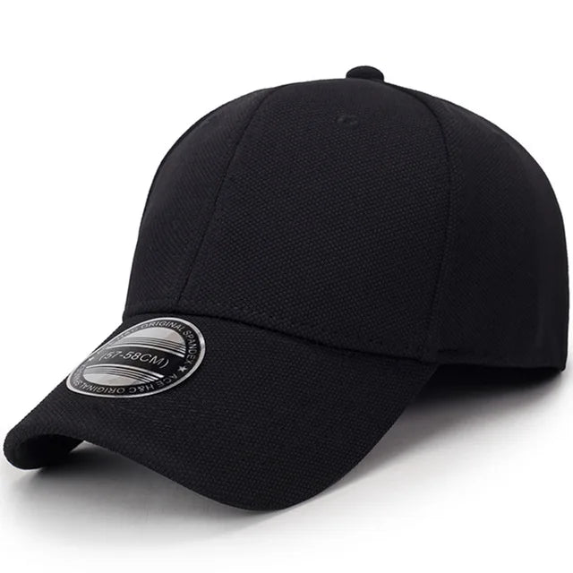 Fitted Full Closed Baseball Cap Men Women Elasticity Hip Hop Caps Hats Fit Visor Snapback Blank Solid Outdoor Sport New Stretch