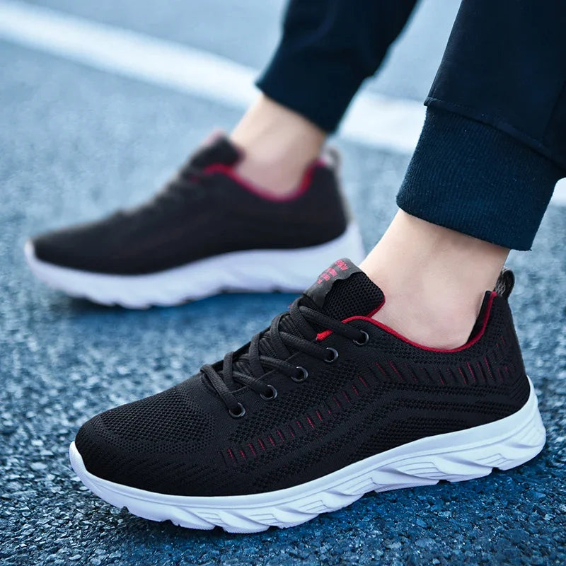 Laufschuhe Herren Sneaker Modische leichte Turnschuhe Atmungsaktive Wanderschuhe Bequeme Sportschuhe für Herren