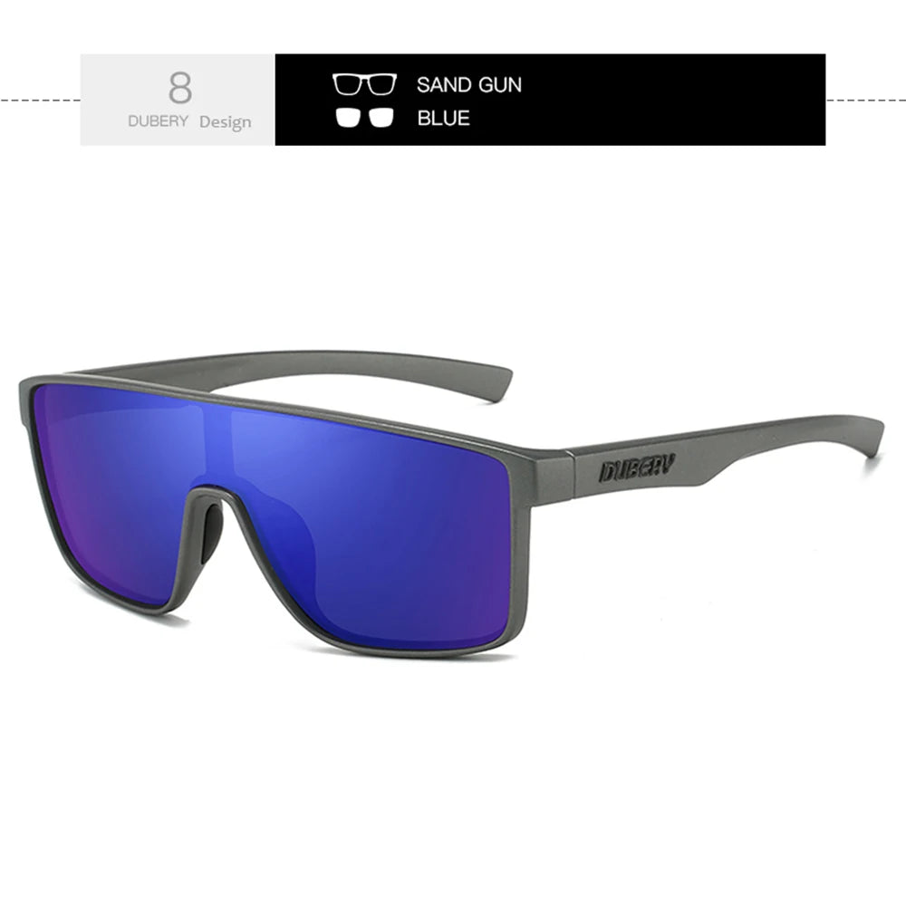 DUBERY Full Rim Polarized Sunglasses For Men And Women 9 Colors Model 379