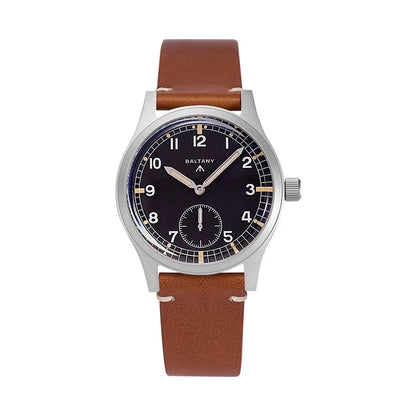 Baltany Dirty Dozen Watch Men's S2019 Military Vintage Wristwatch Small Seconds Hand VD78 Quartz Luminous 100M Waterproof Field Watch