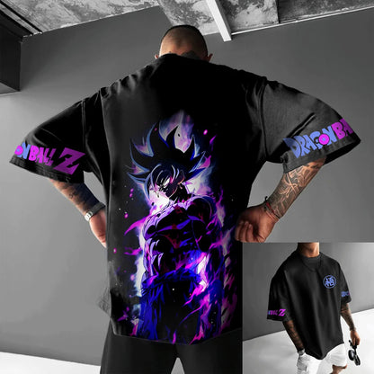 Dragon Ball Z Printed Short Sleeve Cotton T-Shirt Son Goku Vegeta Men Women Clothes Harajuku Y2K Tee Vintage Summer Streetwear