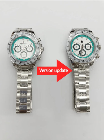 RollsTimi Men's Watches Top Luxury Sapphire Men's Mechanical Watches Calendar Week Stainless Steel Waterproof Men's Watches