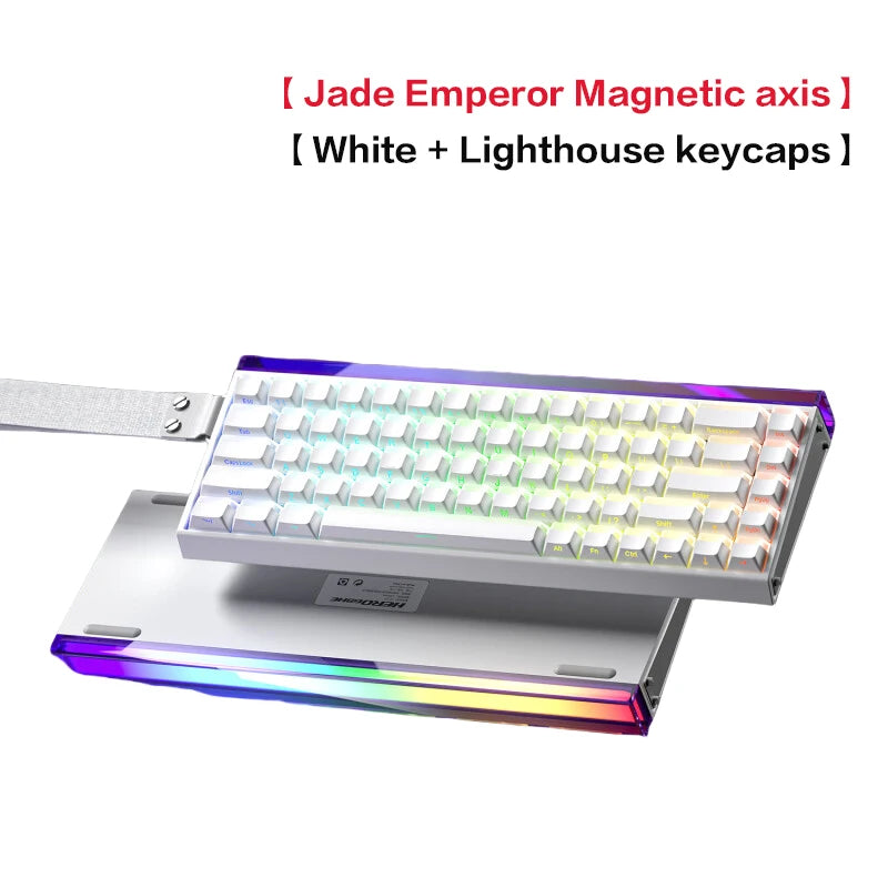 AULA HERO 68 HE Gaming-Mechanische Tastatur Magnetische Achse RT Kabelgebunden RGB-Beleuchtung 8K Polling-Rate Seitenbeschriftung