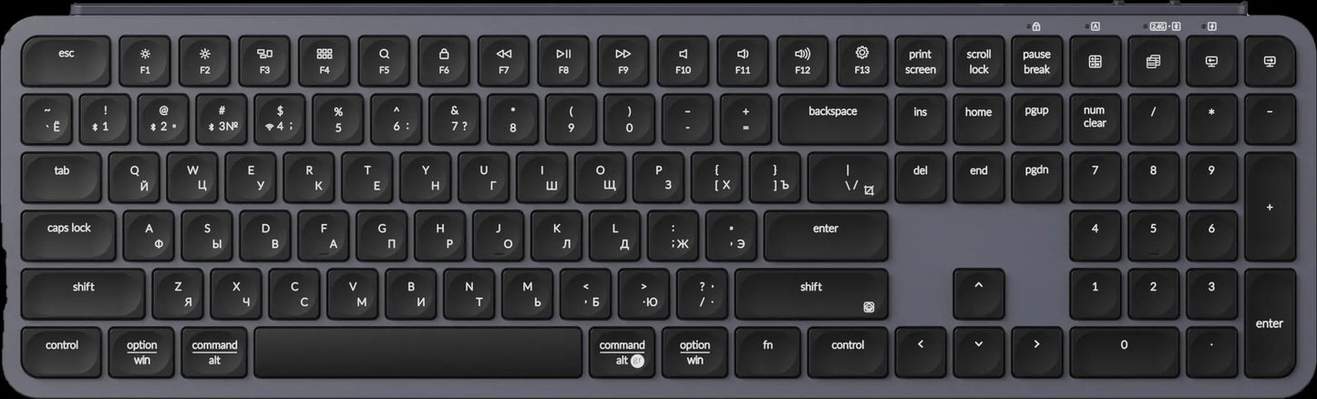 Keychron B6 Pro ISO-Layout ultraflache kabellose Tastatur in voller Größe, tragbar und leicht, mit 2.4GHz- & Bluetooth-Verbindungen