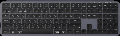 Keychron B6 Pro ISO-Layout ultraflache kabellose Tastatur in voller Größe, tragbar und leicht, mit 2.4GHz- & Bluetooth-Verbindungen