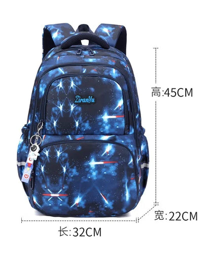 Mochila com Rodas Fortnite Anime, Impermeável, de Grande Capacidade, para Estudante — Saco Escolar Casual de Viagem com Carrinho e Subida Fácil de Escadas