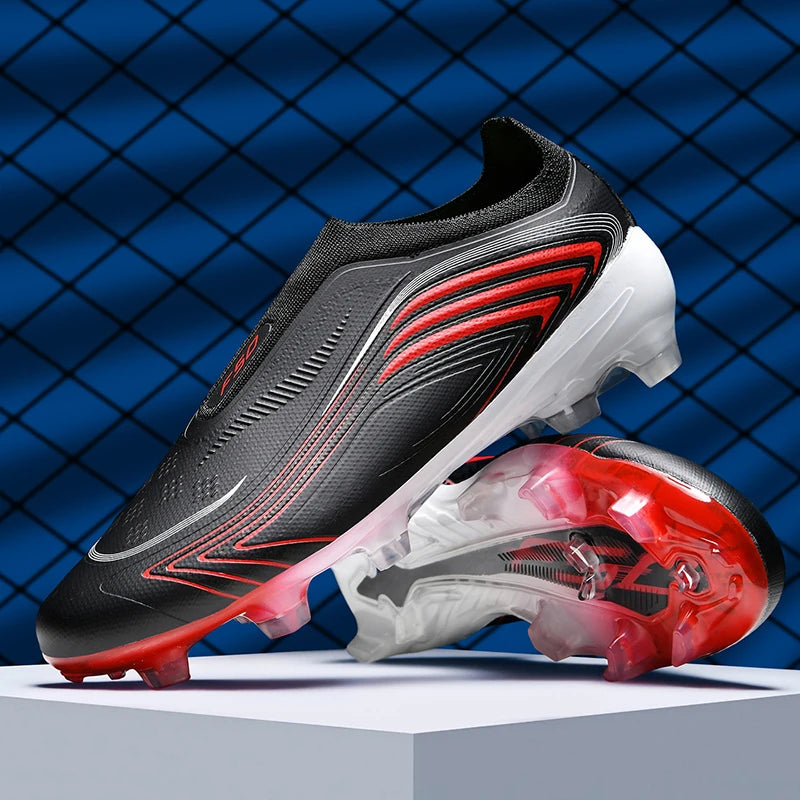 Nouvelles chaussures de football pour hommes, mi-hautes, de haute qualité, crampons pour terrain en gazon, baskets antidérapantes pour intérieur, très vendues, pour matchs en extérieur