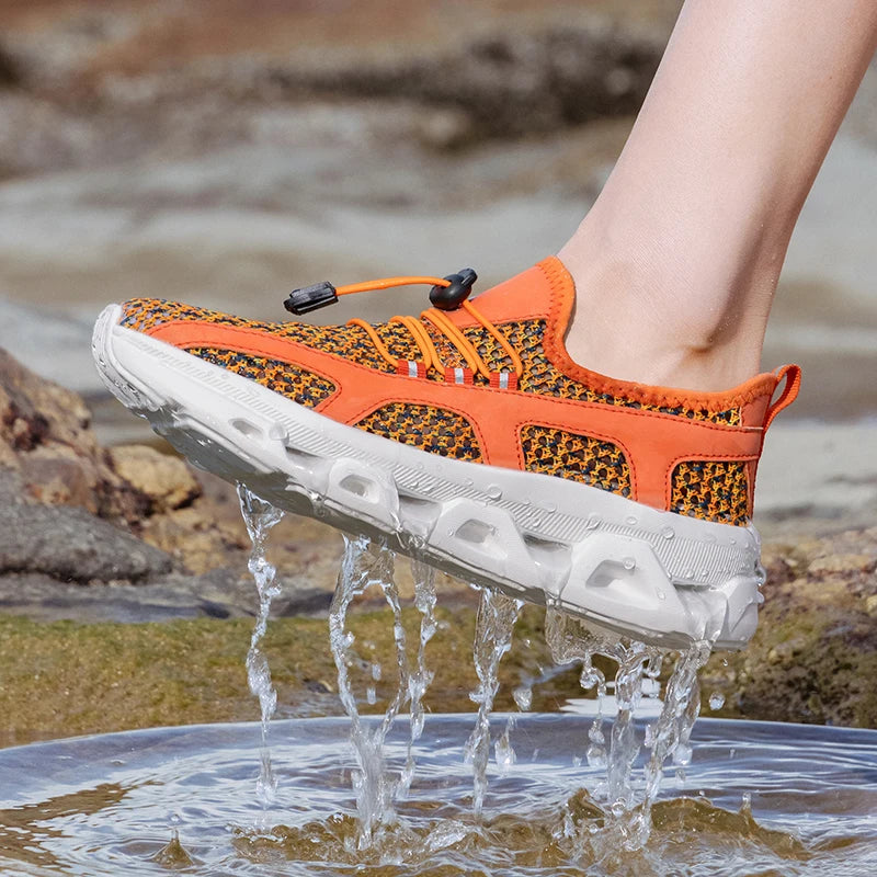 2026 Men and Women Quick-Dry Wading Shoes, Water Breathable AquaIn Upstream Antiskid Outdoor Sports Wearproof Beach Sneakers, Sizes 39-46